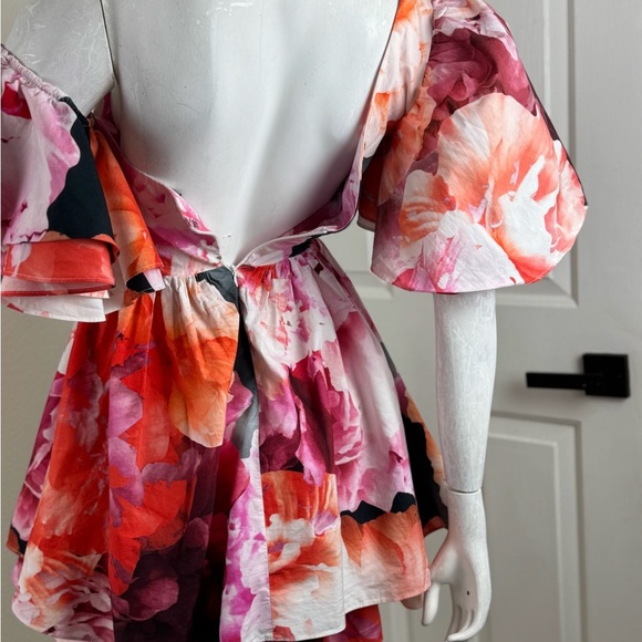 ASOS LUXE ONE SHOULDER COTTON DRESS WITH CORSET DETAIL Size 2. #331 - Picture 10 of 14